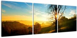 Mivali Tablou cu răsăsrit de soare, din trei bucăți 120x40 cm (V020260V12040)