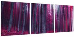 Mivali Tablou - Pădurea roz, din trei bucăți 90x30 cm (V023683V9030)