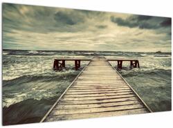 Mivali Tablou cu dig din lemn la mare, dintr-o bucată 120x70 cm (V021949V12070)