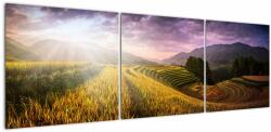 Mivali Tablou peisajului, din trei bucăți 150x50 cm (V022051V15050)