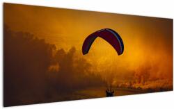 Mivali Tablou cu parașutistul în apus de soare, dintr-o bucată 120x50 cm (V020599V12050)