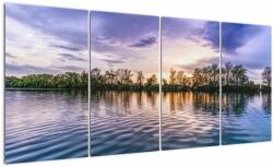 Mivali Tablou cu lac, din patru bucăți 160x80 cm (V020248V16080)
