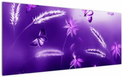 Mivali Tablou - Lunca cu fluturi, dintr-o bucată 120x50 cm (V022400V12050)