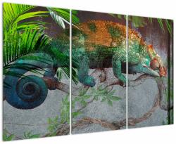 Mivali Tablou - Cameleon, din trei bucăți 120x80 cm (V022880V120803PCS)
