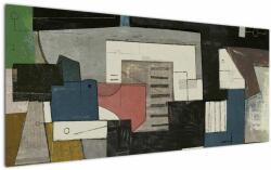 Mivali Tablou - Abstracție cubism, dintr-o bucată 120x50 cm (V023158V12050)