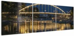 Mivali Tablou cu făntână arteziană, din trei bucăți 150x50 cm (V020660V15050)