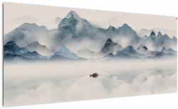 Mivali Tablou - Valea munților albaștri, dintr-o bucată 100x40 cm (V022857V10040)