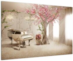 Mivali Tablou - Interior de vis cu pian, dintr-o bucată 90x60 cm (V022800V9060)
