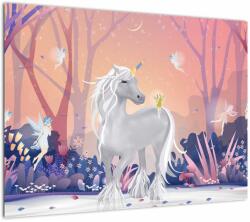 Mivali Tablou - Unicorn în pădurea fermecată, dintr-o bucată 70x50 cm (V023531V7050)
