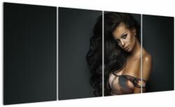 Mivali Tablou - Portretul unei femei seducătoare, din patru bucăți 160x80 cm (V023381V16080)