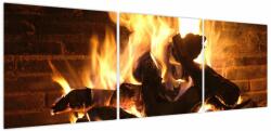 Mivali Tablou - Foc, din trei bucăți 150x50 cm (V023710V15050)