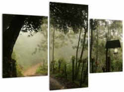 Mivali Tablou cu ceața de dimineața, din trei bucăți 90x60 cm (V021373V90603PCS)