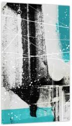 Mivali Tablou - Abstract turcoaz, dintr-o bucată 20x30 cm (V024060V2030)