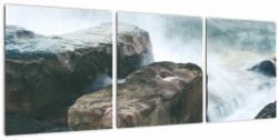 Mivali Tablou - puterea apei, din trei bucăți 90x30 cm (V020246V9030)