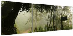 Mivali Tablou cu ceața de dimineața, din trei bucăți 150x50 cm (V021373V15050)