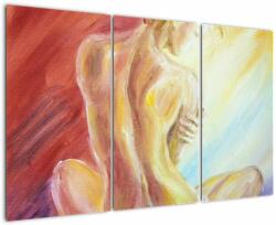Mivali Tablou - Imaginea unei femei care se odihnește, pictură în ulei, din trei bucăți 120x80 cm (V023493V120803PCS)