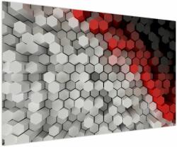 Mivali Tablou - 3D hexagoane, dintr-o bucată 150x100 cm (V023000V150100)