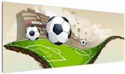 Mivali Tablou - Teren de fotbal, dintr-o bucată 145x58 cm (V023515V14558)