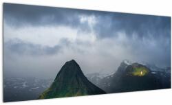 Mivali Tablou cu munți, dintr-o bucată 100x40 cm (V020232V10040)