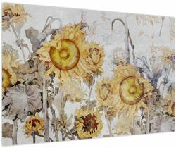 Mivali Tablou - Floarea-soarelui pe perete, dintr-o bucată 90x60 cm (V024009V9060)