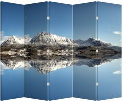 Mivali Paravan - Munți și reflectarea lor, din 5 bucăți, 210x170 cm (P020820P225180)