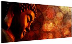 Mivali Tablou - Buddha în nuanțe roșii, dintr-o bucată 100x40 cm (V023344V10040)