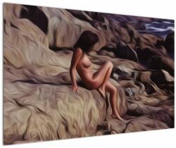 Mivali Tablou - pictura femeii, dintr-o bucată 120x80 cm (V022262V12080)