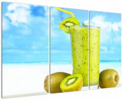 Mivali Tablou - smoothie kiwi, din trei bucăți 120x80 cm (V020171V120803PCS)