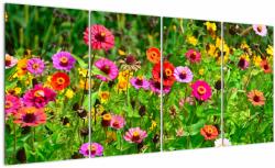 Mivali Tablou cu flori de luncă, din patru bucăți 160x80 cm (V020352V16080)