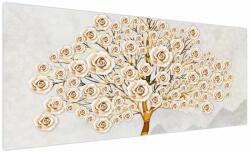 Mivali Tablou cu copac cu flori, dintr-o bucată 250x125 cm (V022289V250125)