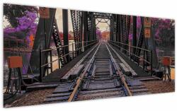 Mivali Tablou cu pod de cale ferată, dintr-o bucată 200x100 cm (V020384V200100)