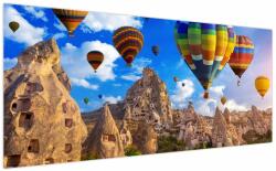Mivali Tablou - Baloane cu aer cald, Cappadocia, Turcia. , dintr-o bucată 200x100 cm (V022964V200100)