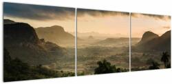 Mivali Tablou - Vîrfurile Cubaneze, din trei bucăți 150x50 cm (V021674V15050)
