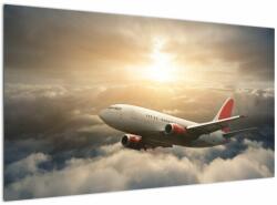 Mivali Tablou - Avion în nori, dintr-o bucată 120x70 cm (V022327V12070)