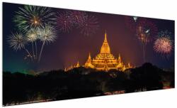 Mivali Tablou cu artificii în Asia, dintr-o bucată 250x125 cm (V020037V250125)