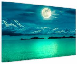 Mivali Tablou - Luna plină deasupra apei, dintr-o bucată 120x80 cm (V023686V12080)