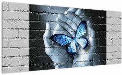 Mivali Tablou - Fluture pe perete, dintr-o bucată 100x40 cm (V022520V10040)