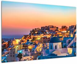 Mivali Tablou - Santorini în amurg, dintr-o bucată 90x60 cm (V021709V9060)