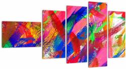 Mivali Tablou - Abstract colorat, din cinci bucăți 110x60 cm (V022527V11060)