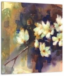 Mivali Tablou - Magnolii albe, pictură, dintr-o bucată 30x30 cm (V022946V3030)