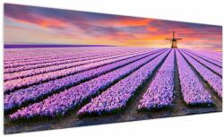 Mivali Tablou - ferma cu flori, dintr-o bucată 250x125 cm (V020533V250125)