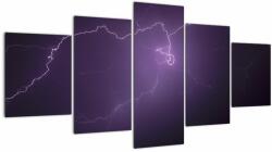 Mivali Tabloul cu fulger pe cer, din cinci bucăți 150x80 cm (V020072V150805PCS)