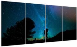 Mivali Tablou - Întâlnire sub stele, din patru bucăți 160x80 cm (V022743V16080)