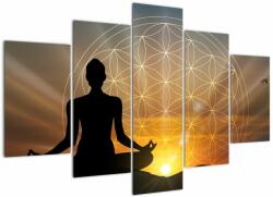Mivali Tablou cu meditație, din cinci bucăți 150x105 cm (V022136V150105)