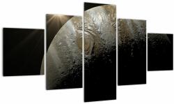 Mivali Tablou cu planetă în cosmos, din cinci bucăți 125x70 cm (V020810V12570)