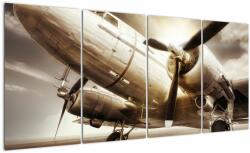 Mivali Tablou - Avion, din patru bucăți 160x80 cm (V023051V16080)