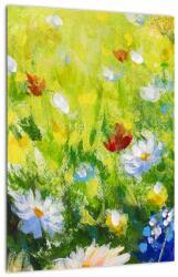 Mivali Tablou - Pictură în ulei, pajiște înflorită, dintr-o bucată 30x40 cm (V023039V3040)