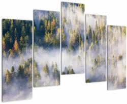 Mivali Tablou - Copac în ceață, din cinci bucăți 125x90 cm (V023148V12590)