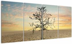 Mivali Tablou - Copac în deșert, din patru bucăți 160x80 cm (V022955V16080)