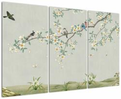 Mivali Tablou - Adunarea păsărilor, din trei bucăți 120x80 cm (V022962V120803PCS)